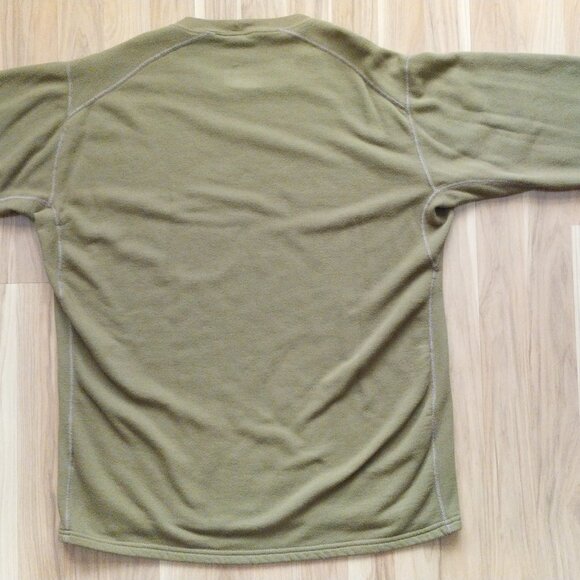 XGO Flame Retardant Heavyweight Long Sleeve Tan Crew Shirt FR Phase 4 Size Large - Picture 2 of 7